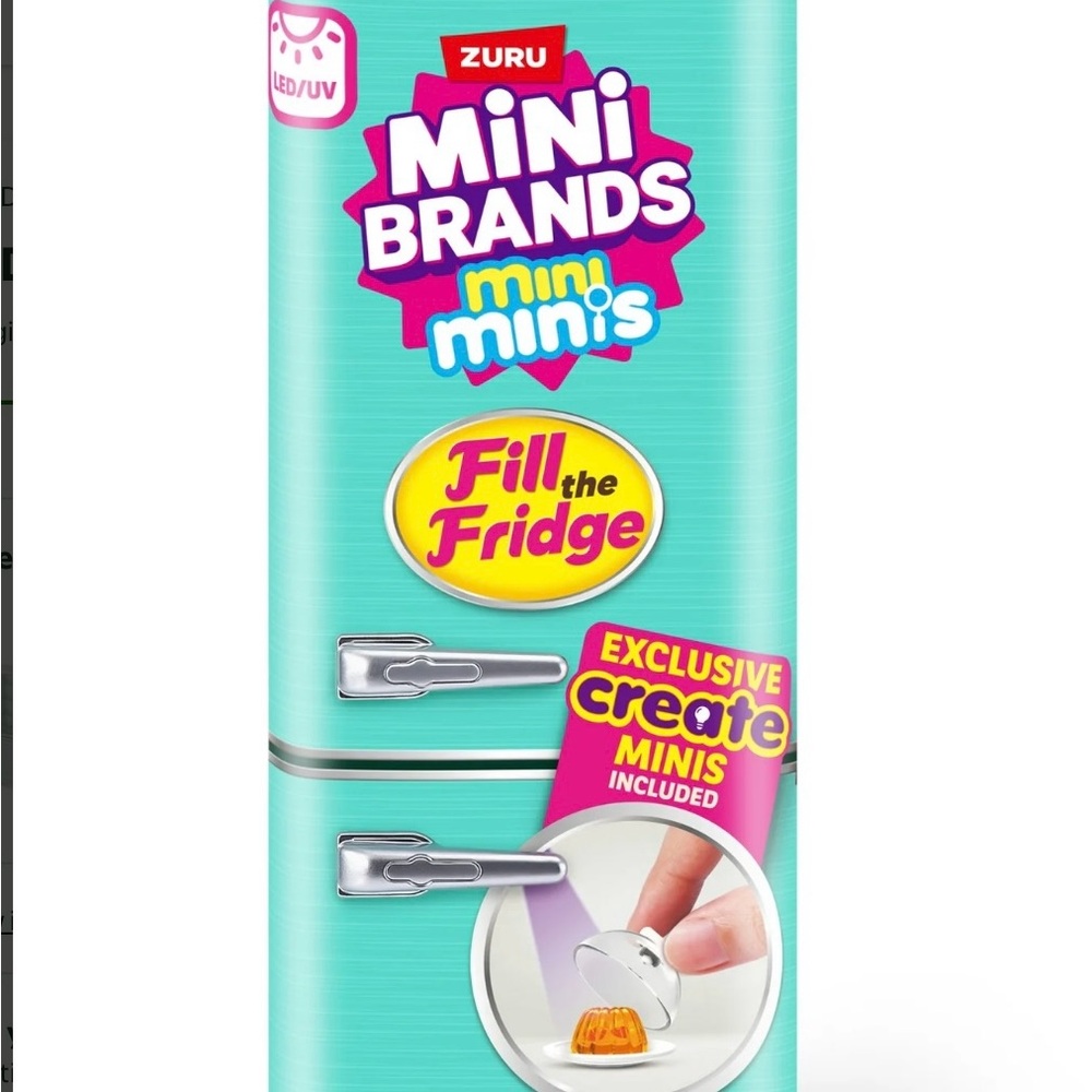 NEW Sealed Mini Brands Fill the Fridge Playset